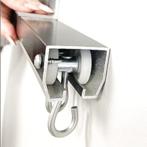 rail de rideau en aluminium